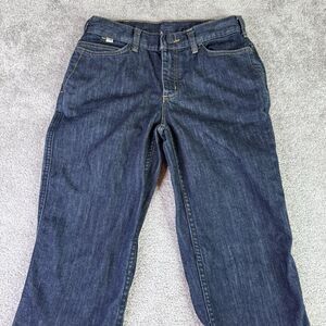 Carhartt Fire Resistant Jeans Women’s 4 Blue Straight Mid-Rise Dark Denim Cat 2